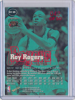 SkyBox 1997-1998 Premium Star Rubies #62SR Roy Rogers 42/50