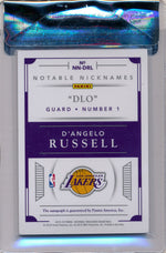 Panini 2015-2016 National Treasures  Notable Nicknames  #NN-DRL D'Angelo Russel 5/25 / PSA Grade 7.5 / Auto Grade 10