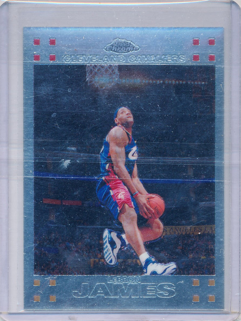 Topps 2008 Chrome  #23 Lebron James