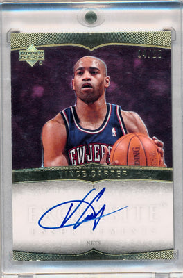 Upper Deck 2006-2007 Exquisite Collection Exquisite Enshrinements #EXVC Vince Carter 4/25