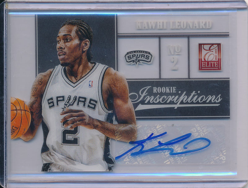 Panini 2012-2013 Elite   Rookie Inscriptions #43 Kawhi Leonard