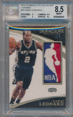 Panini 2014-2015 Immaculate Collection LogoMan #50 Kawhi Leonard 2/3 / BGS Grade 8.5