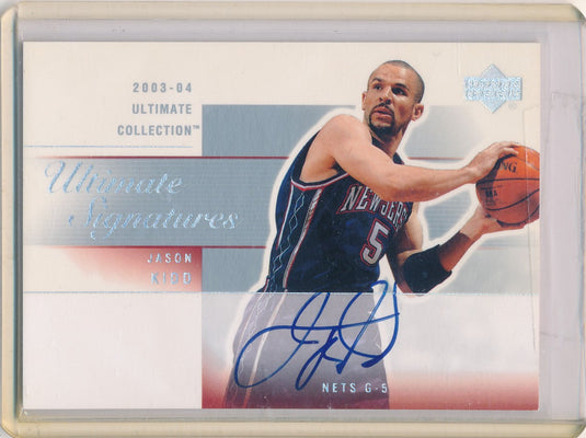 Upper Deck 2003-04 Ultimate Collection  Ultimate Signatures #JK-A Jason Kidd