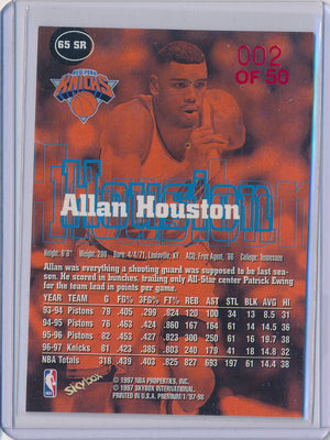 SkyBox 1997-1998 Premium Star Rubies #65SR Allan Houston 2/50