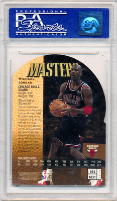 Topps 1997 Finest Embossed #154 Michael Jordan  / PSA Grade 9