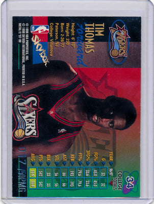 Skybox 1997-1998 Metal Universe Championship Precious Metal Gems #34 Tim Thomas 17/50