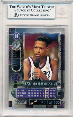 Skybox 1997-1998 Metal Universe Championship Precious Metal Gems Red #84 Marcus Camby  61/100 / BGS Grade 8.5