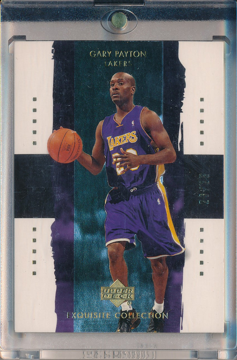 Upper Deck 2003-2004 Exquisite Collection Gold #16 Gary Payton 23/25