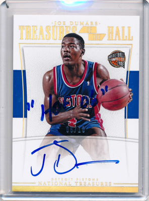 Panini 2015-2016 National Treasures  Treasures Of The Hall #TH-JDM Joe Dumars 6/10