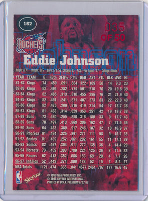 SkyBox 1997-1998 Premium Star Rubies #162 Eddie Johnson 35/50