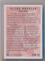 Fleer 1993-1994 Career Highlights Auto #0 Clyde Drexler 7/12