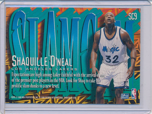 SkyBox 1996-1997 Z-Force Slam Cam #SC9 Shaquille O'neal