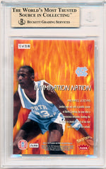 Fleer 2011-2012 Retro Intimidation Nation #12 Michael Jordan 12/35 / BGS Grade 9.5