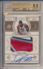 Panini 2010-2011 National Treasures SIlver RPA #203 Derrick Favors 15/99 / BGS Grade 9.5 / Auto Grade 10