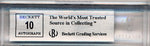 Upper Deck 2009-2010 Exquisite Collection Noble Nameplates #NRO Derrick Rose 23/25 / BGS Grade 8.5 / Auto Grade 10