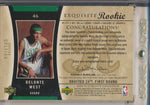 Upper Deck 2004-2005 Exquisite Collection Gold RPA #46 Delonte West 7/13