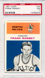 Fleer 1961 Boston Celtics  #35 Frank Ramsey  / PSA Grade 7