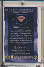 Upper Deck 2003-2004 Exquisite Collection Extra Exquisite Jumbo Patch #EE-SM Stephon Marbury 14/75