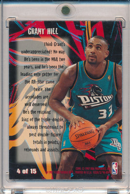 Fleer 1996-1997 Basketball Thrill Seekers #4/15 Grant Hill