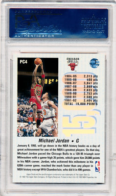 Upper Deck 1992-1993 15,000 Point Club  #PC4 Michael Jordan  / PSA Grade 10