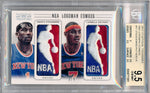 Panini 2012-2013 National Treasures NBA Logoman Combos #17 Amar'e Stoudemire / Carmelo Anthony 3/4 / BGS Grade 9.5