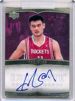 Upper Deck 2006-2007 Exquisite Collection Exquisite Enshrinements #EXYM Yao Ming 7/25