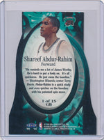 Fleer 1999-2000 Tradition Game Breakers #1/15GB Shareef Abdur-Rahim 95/100