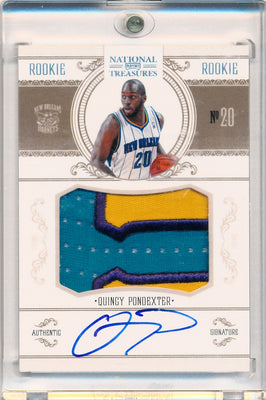 Panini 2010-2011 National Treasures Century Platinum #224 Quincy Pondexter 5/5