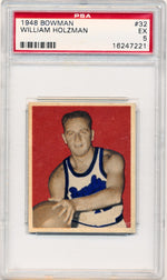 Topps Bowman 1948   #32 William Holzman   / PSA Grade 5 / Auto Grade None