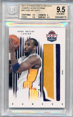 Panini 2011-2012 Past & Present Games Jerseys Prime #49 Kobe Bryant 1/1 / BGS Grade 9.5