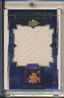 Upper Deck 2003-2004 Exquisite Collection Extra Exquisite Jumbo Patch #EE-JS John Stockton 1/75