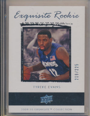 Upper Deck 2009-2010 Exquisite Collection Rookie #46 Tyreke Evans 219/225