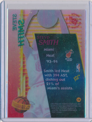 Topps 1993-1994 Stadium Club Clearcut #14 Steve Smith