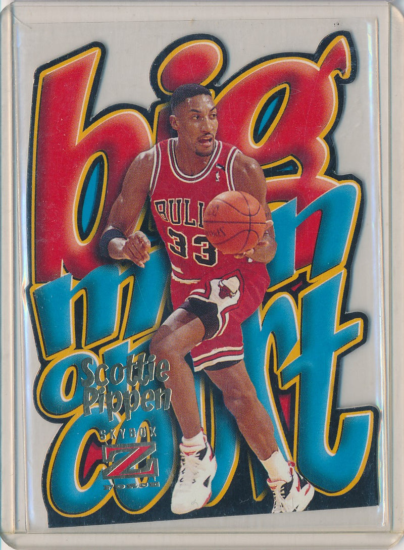 SkyBox 1996-1997 Z-Force Big Men On Court #9/10 Scottie Pippen