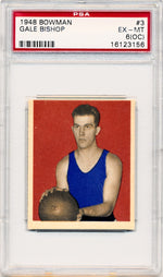 Topps Bowman 1948   #3 Gale Bishop  / PSA Grade 6 / Auto Grade None