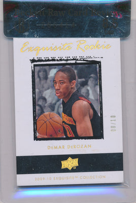 Upper Deck 2009-2010 Exquisite Collection Rookie Parallel #65 Demar Derozan 8/10