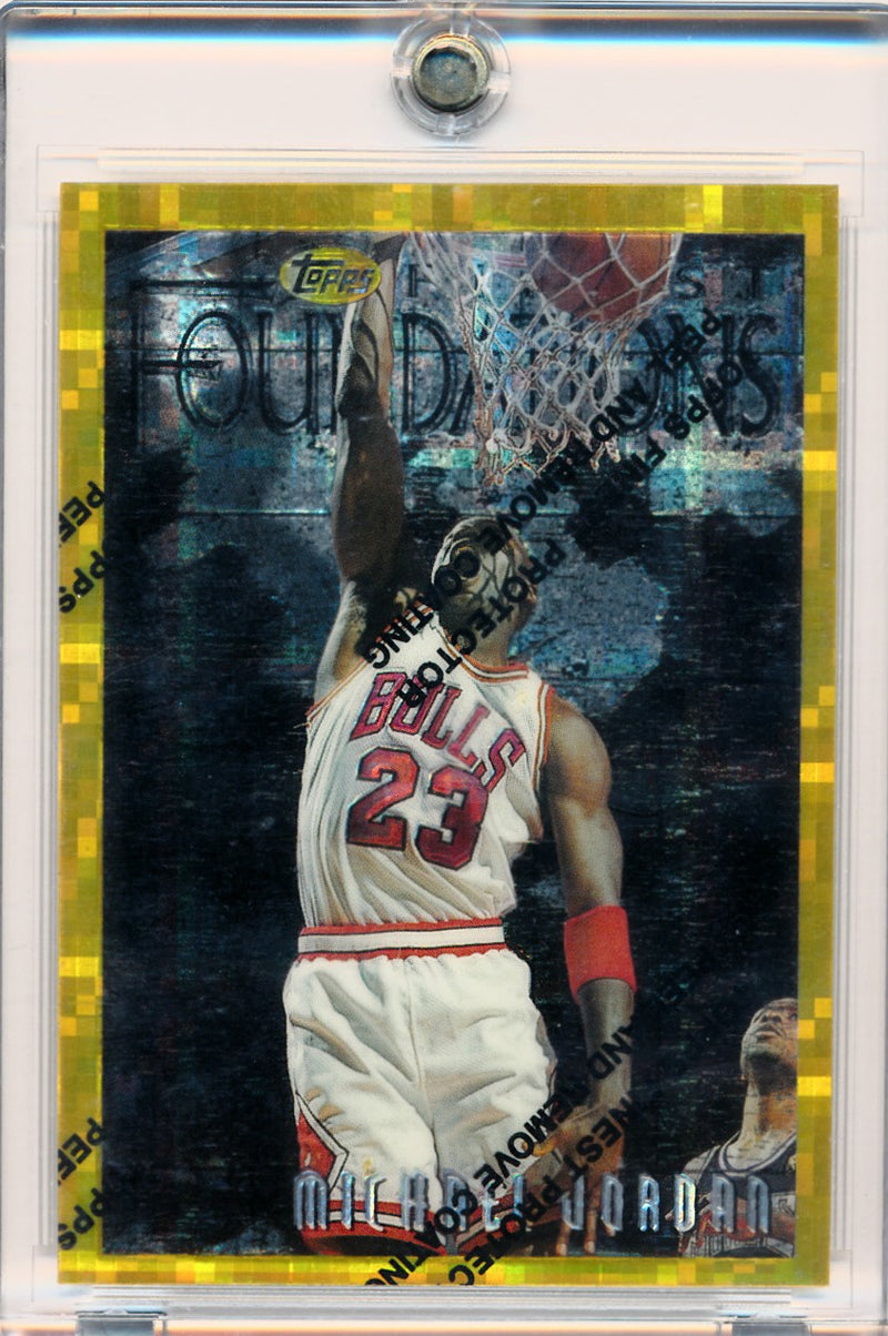 Topps 1997  Foundations #1 Michael Jordan