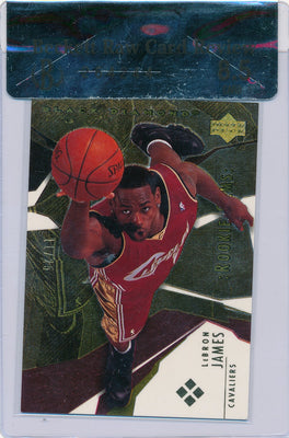 Upper Deck 2003-2004 Black Diamonds Rookie Card #184 Lebron James 11/25 / PSA Grade 8.5