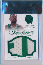 Panini 2012-2013 Flawless Emerald Jumbo Patches #14 Reggie Lewis 2/5 / BGS Grade 9