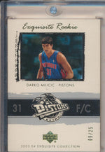 Upper Deck 2003-2004 Exquisite Collection Gold Rookie #77 Darko Milicic 9/25