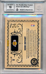 Panini 2010-2011 Gold Standard Gold Rings Materials Signatures #5 Kobe Bryant 15/24 / BGS Grade 9 / Auto Grade 10