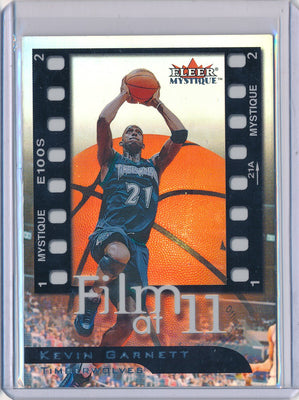 Fleer 2000-2001 Mystique Film At 11 #4/10FE Kevin Garnett