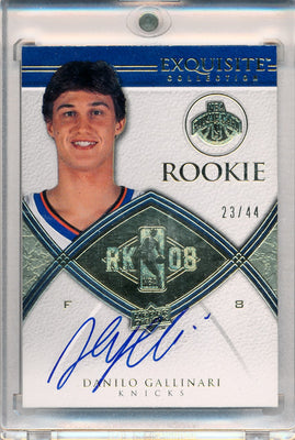 Upper Deck 2008-2009 Exquisite Collection Rookie Parallel #100 Danilo Gallinari 23/44