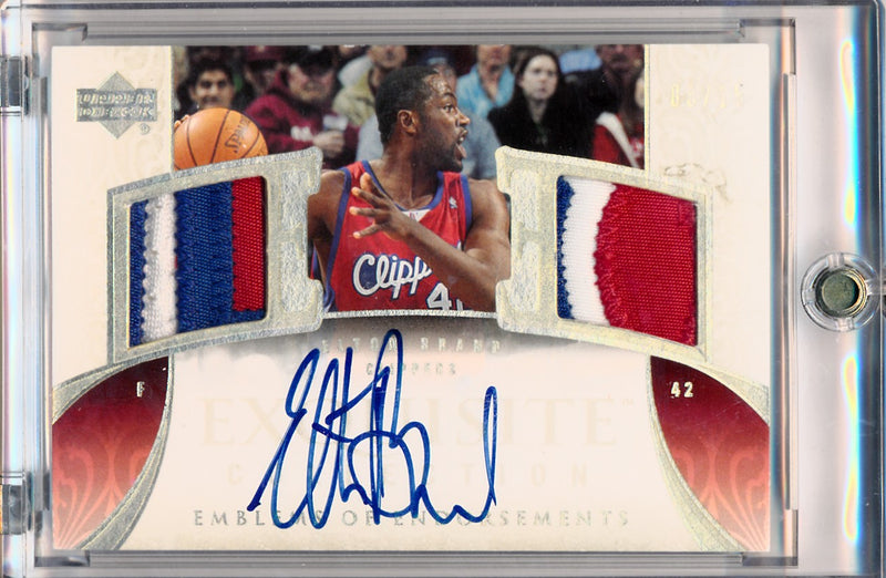 Upper Deck 2005-2006 Exquisite Collection Emblems Of Endorsement #EMEB Elton Brand 3/15