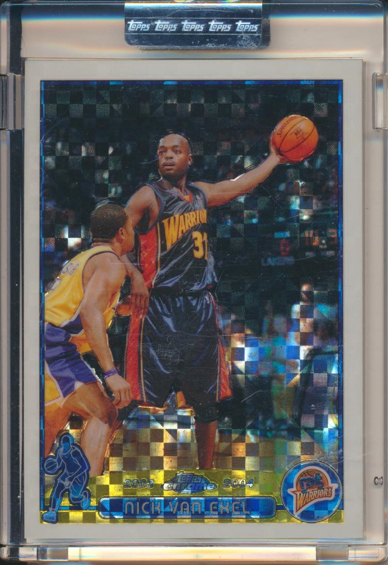 Topps  2003-2004 Chrome  X-Fractor #97 Nick Van Exel 58/220