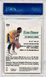 Topps 1999 Prodigy Refractor #PR4 Kobe Bryant  / PSA Grade 10