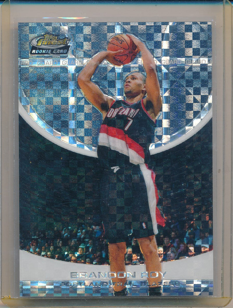 Topps 2006-2007 Finest Refractor #145 Brandon Roy 227/249