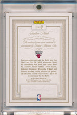 Panini 2012-2013 Flawless Platinum Jumbo Patches #47 Joakim Noah 1/1