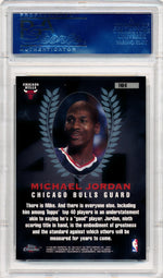 Topps 1997-1998 Chrome Topps 40 #T5 Michael Jordan  / PSA Grade 10