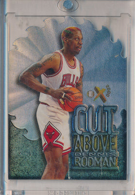 SkyBox 1996-1997 EX2000 Cut Above #0 Dennis Rodman 10/10